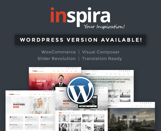 Inspira - Responsive HTML 5 Website Template - 1